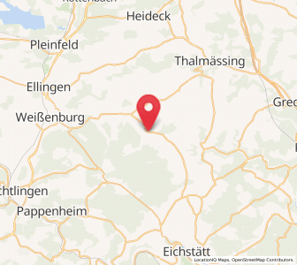 Map of Raitenbuch, Bavaria