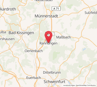 Map of Rannungen, Bavaria