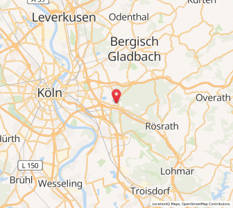 Map of Rath, North Rhine-Westphalia