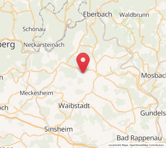 Map of Reichartshausen, Baden-Wurttemberg