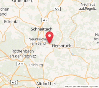 Map of Reichenschwand, Bavaria