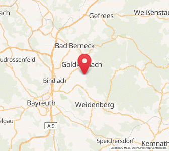 Map of Reuth, Bavaria