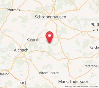 Map of Ried, Bavaria