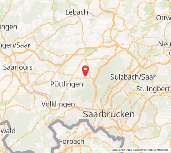 Map of Riegelsberg, Saarland