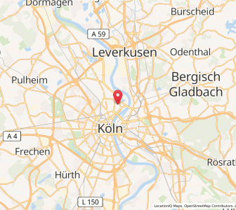 Map of Riehl, North Rhine-Westphalia