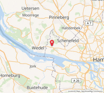 Map of Hamburg-Rissen, Hamburg