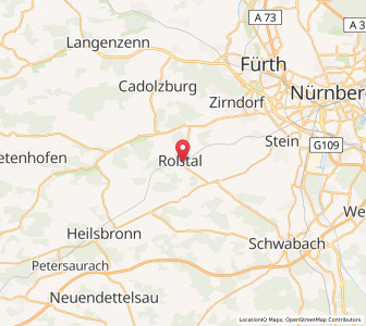 Map of Roßtal, Bavaria