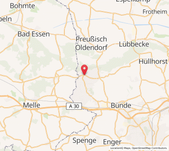 Map of Rödinghausen, North Rhine-Westphalia