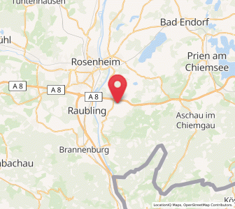 Map of Rohrdorf, Bavaria