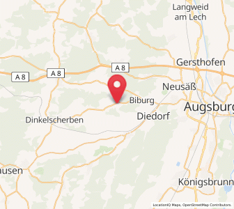 Map of Rommelsried, Bavaria