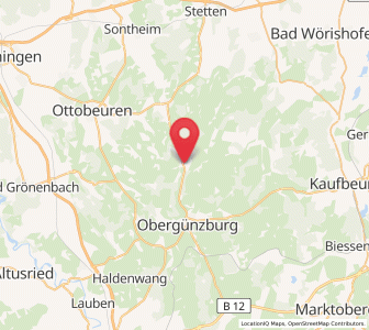 Map of Ronsberg, Bavaria