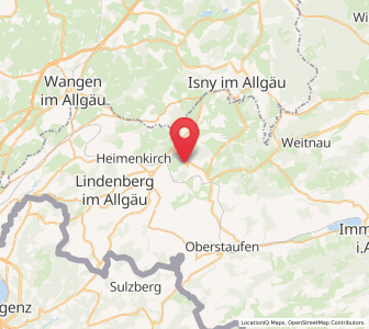 Map of Röthenbach (Allgäu), Bavaria