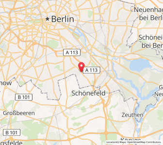 Map of Berlin-Rudow, Berlin