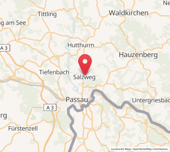 Map of Salzweg, Bavaria