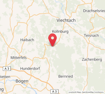 Map of St. Englmar, Bavaria