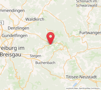 Map of Sankt Peter, Baden-Wurttemberg