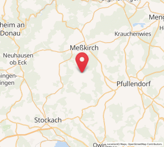 Map of Sauldorf, Baden-Wurttemberg