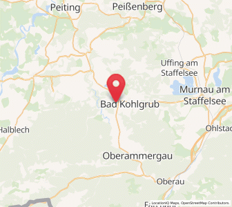 Map of Saulgrub, Bavaria