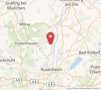 Map of Schechen, Bavaria