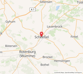 Map of Scheeßel, Lower Saxony
