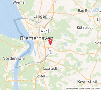 Map of Schiffdorf, Lower Saxony