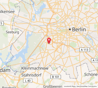 Map of Berlin-Schmargendorf, Berlin