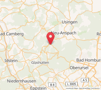 Map of Schmitten, Hesse
