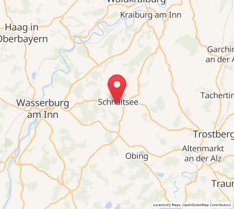 Map of Schnaitsee, Bavaria