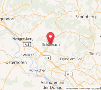 Map of Schöllnach, Bavaria