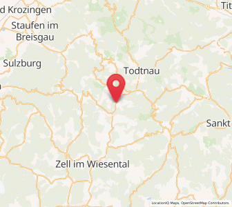Map of Schönau, Baden-Wurttemberg