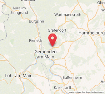 Map of Schönau, Bavaria