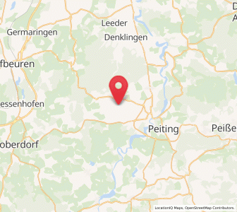 Map of Schwabbruck, Bavaria