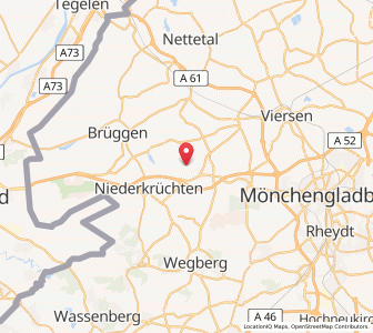 Map of Schwalmtal, North Rhine-Westphalia