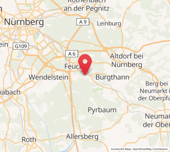 Map of Schwarzenbruck, Bavaria