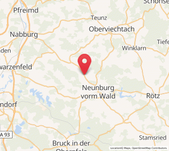 Map of Schwarzhofen, Bavaria