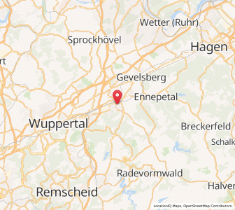 Map of Schwelm, North Rhine-Westphalia