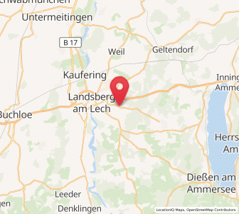 Map of Schwifting, Bavaria