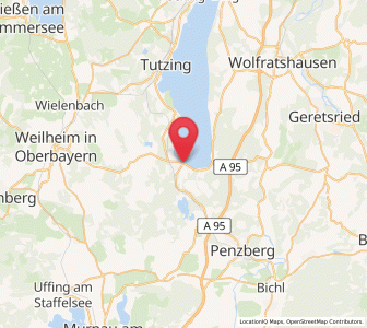 Map of Seeshaupt, Bavaria