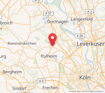 Map of Sinnersdorf, North Rhine-Westphalia