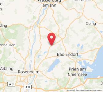 Map of Söchtenau, Bavaria