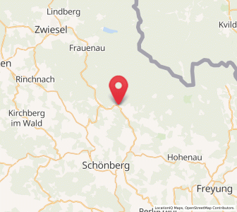 Map of Spiegelau, Bavaria