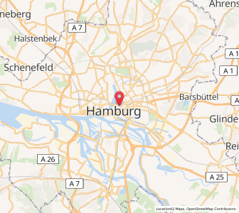 Map of Sankt Georg, Hamburg