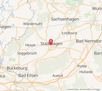 Map of Stadthagen, Lower Saxony