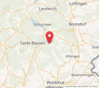 Map of Staufen, Baden-Wurttemberg