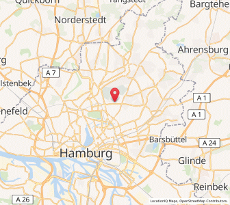 Map of Steilshoop, Hamburg