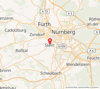Map of Stein, Bavaria