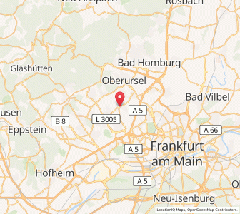 Map of Steinbach, Hesse