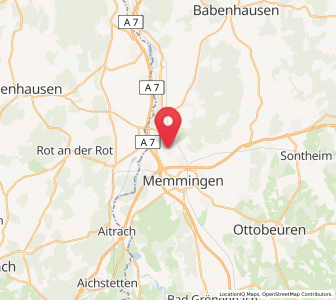 Map of Steinheim, Bavaria