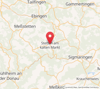 Map of Stetten am Kalten Markt, Baden-Wurttemberg