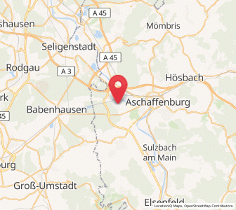 Map of Stockstadt am Main, Bavaria